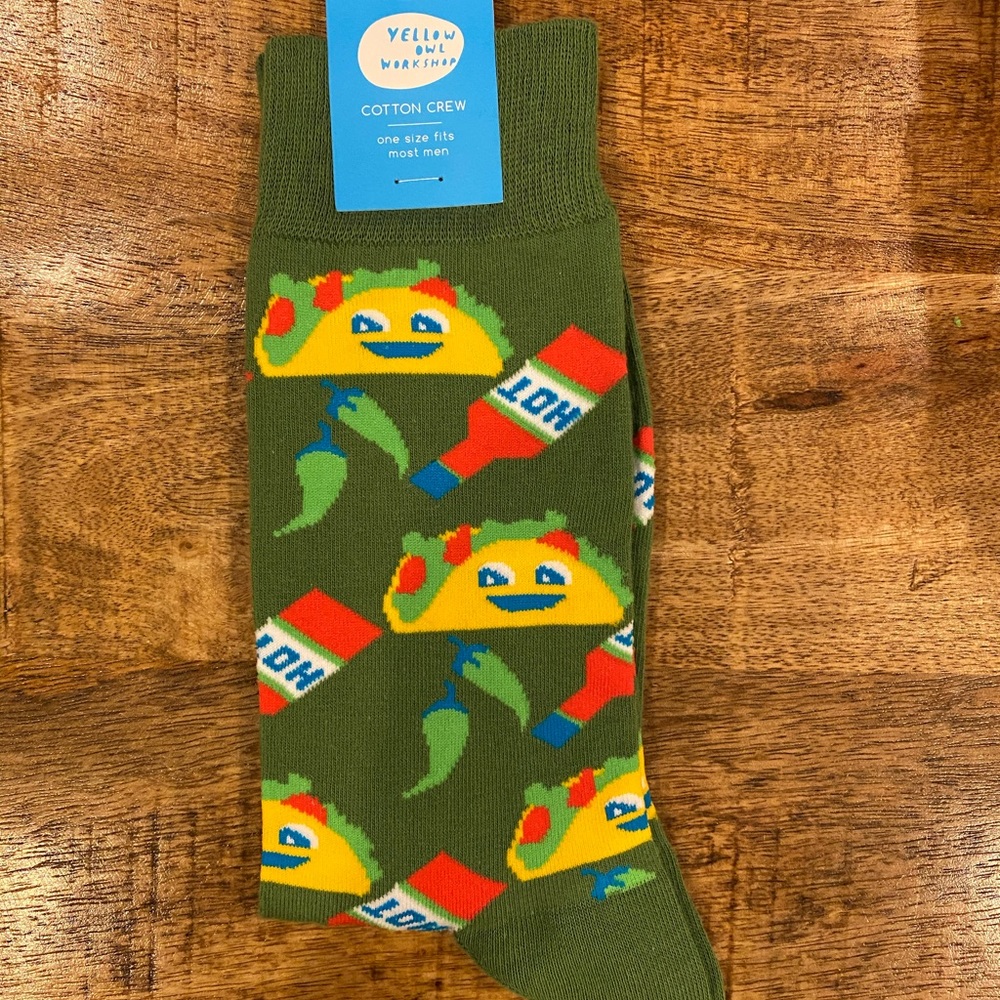 Men’s Hot Taco Crew Socks